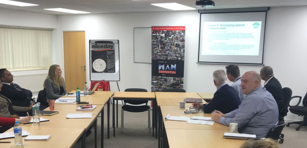 MAN Commercial Protection Ltd Training session at head office