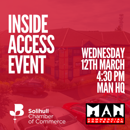 MAN Commercial Solihull Chamber event graphic