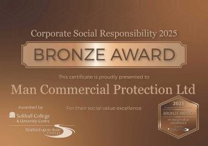 MAN Commercial has been awarded Solihull College’s Bronze Award for Social Value Excellence, celebrating our investment in apprenticeships, education and community.
