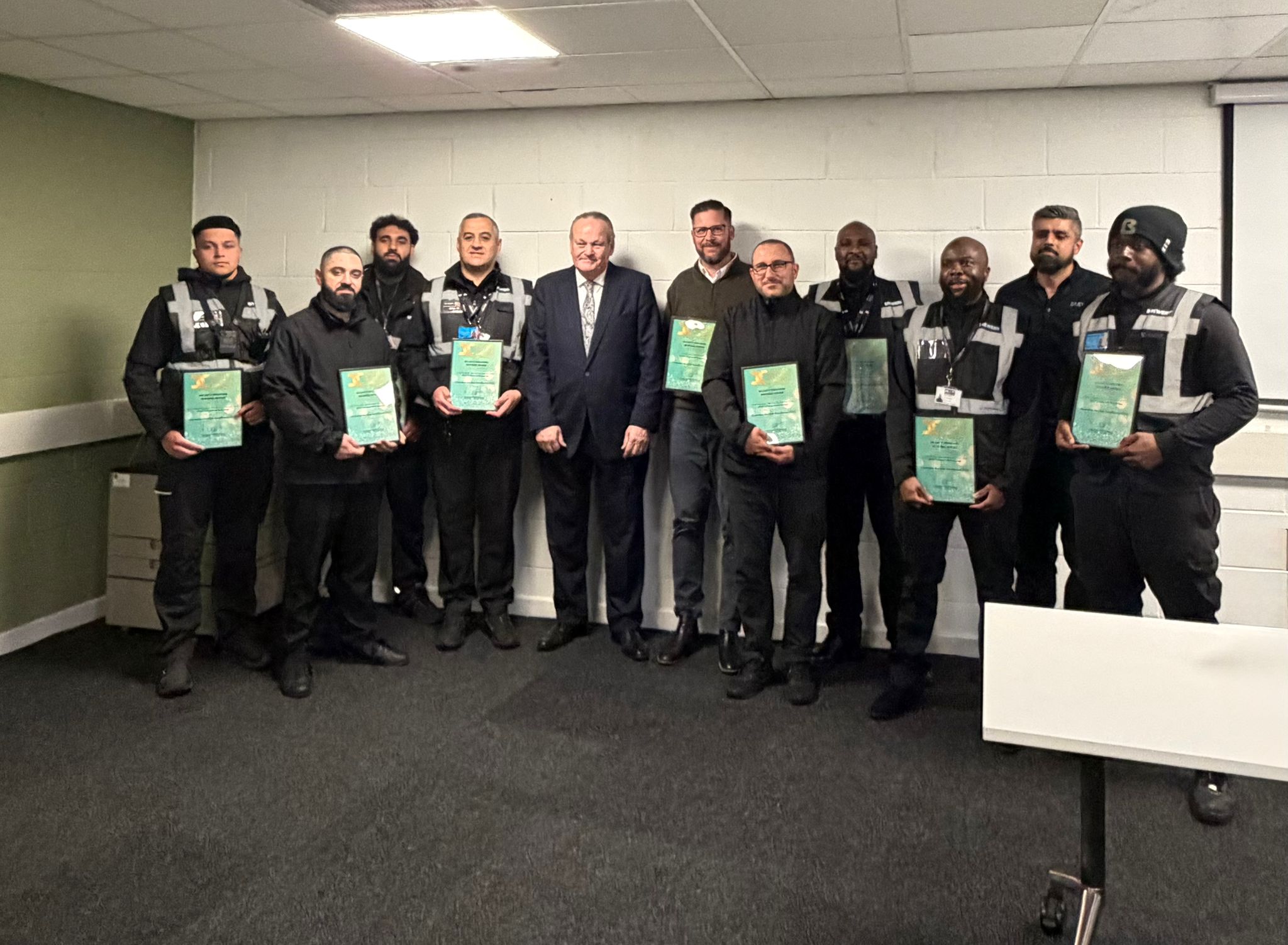 MAN Commercial Protection Team Wins Prestigious London Security Award The Brewery Security Team Recognised for Outstanding Customer Service Excellence
