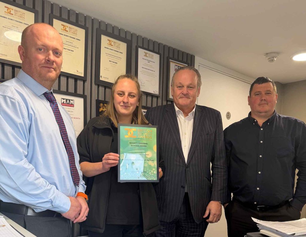 Laura Walsh Wins Female Security Officer of the Year – North West